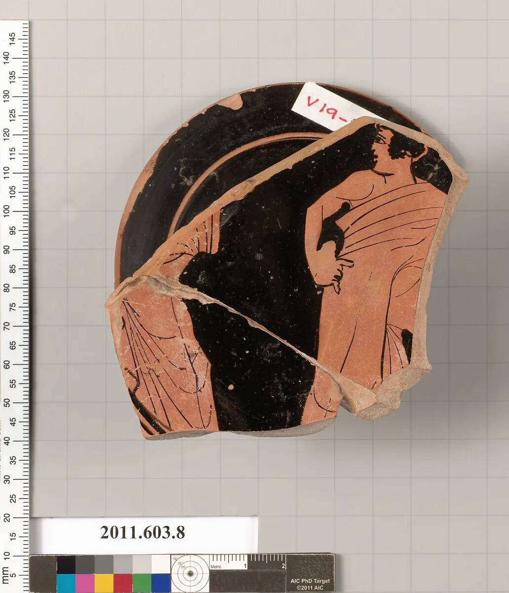 Fragment of a terracotta kylix — Aberdeen Painter