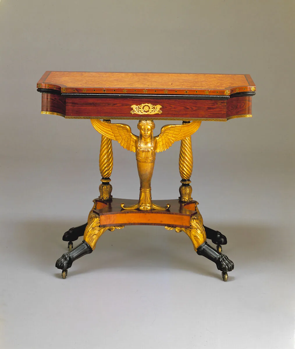Card Table — Charles-Honoré Lannuier