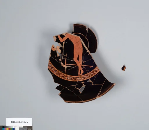 Terracotta fragments of a kylix (drinking cup)