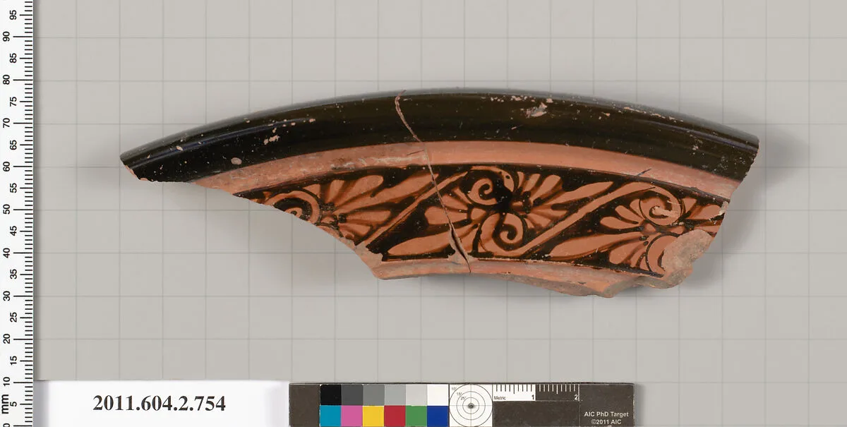 Terracotta fragment of a calyx-krater (bowl for mixing wine and water) — Unknown