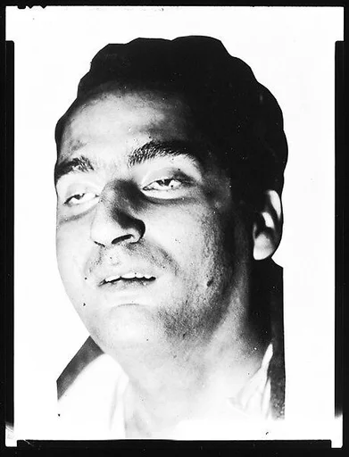 [Copy of Newspaper File Photograph: Cutout Picture of Head of Corpse, Probably Havana]