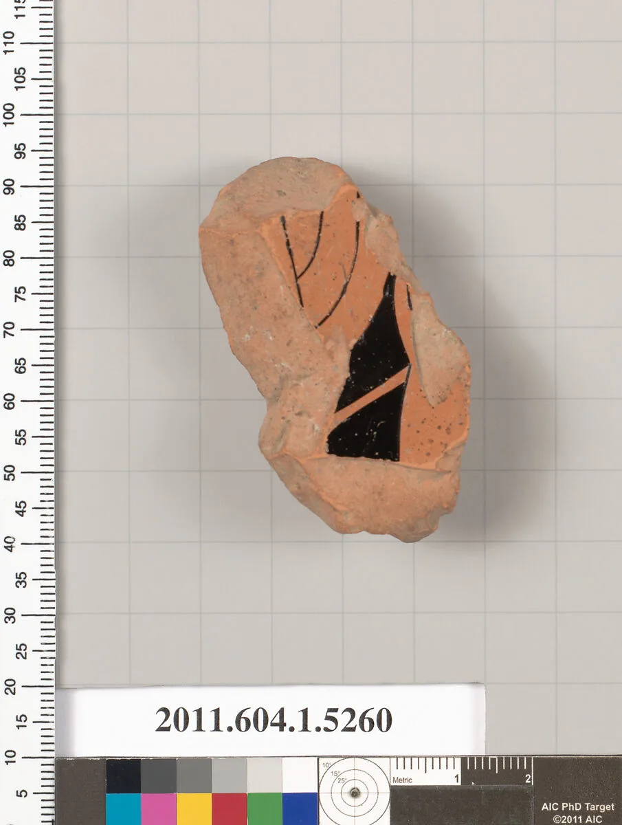 Terracotta fragment of a kylix (drinking cup) — Unknown