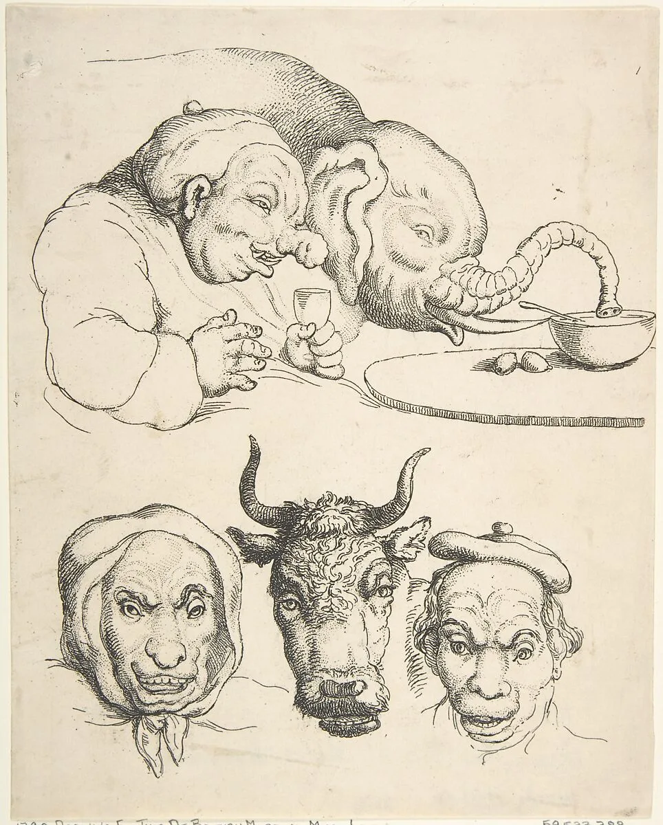 Comparative Anatomy — Thomas Rowlandson