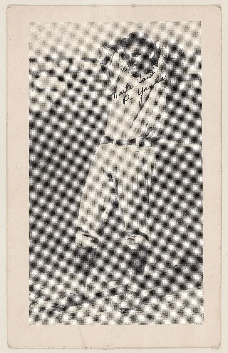 Waite Hoyt, P. Yanks, from Baseball strip cards (W575-2) — Unknown
