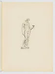 Bacchus as a naked young man, grapes in his right hand, a cup held aloft in his left — Imprenta Universitaria, Mexico City|Anonymous, Mexican|Carlos Alvarado Lang