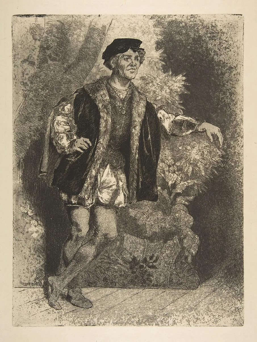 Portrait of Fernand — Félix Bracquemond