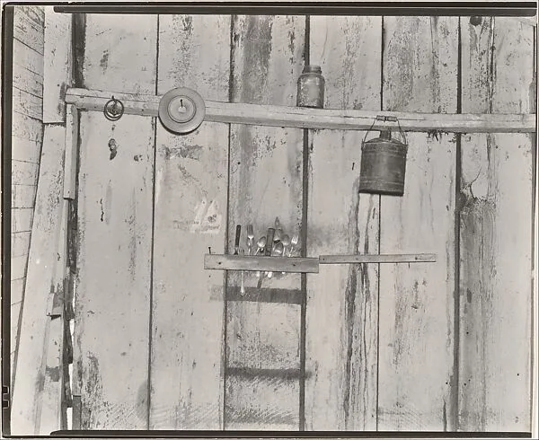 Kitchen Wall in Bud Field's Home, Hale County, Alabama — Walker Evans