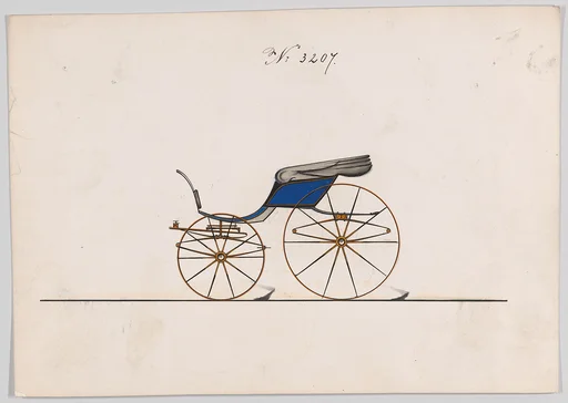 Design for Pony Phaeton, no. 3207