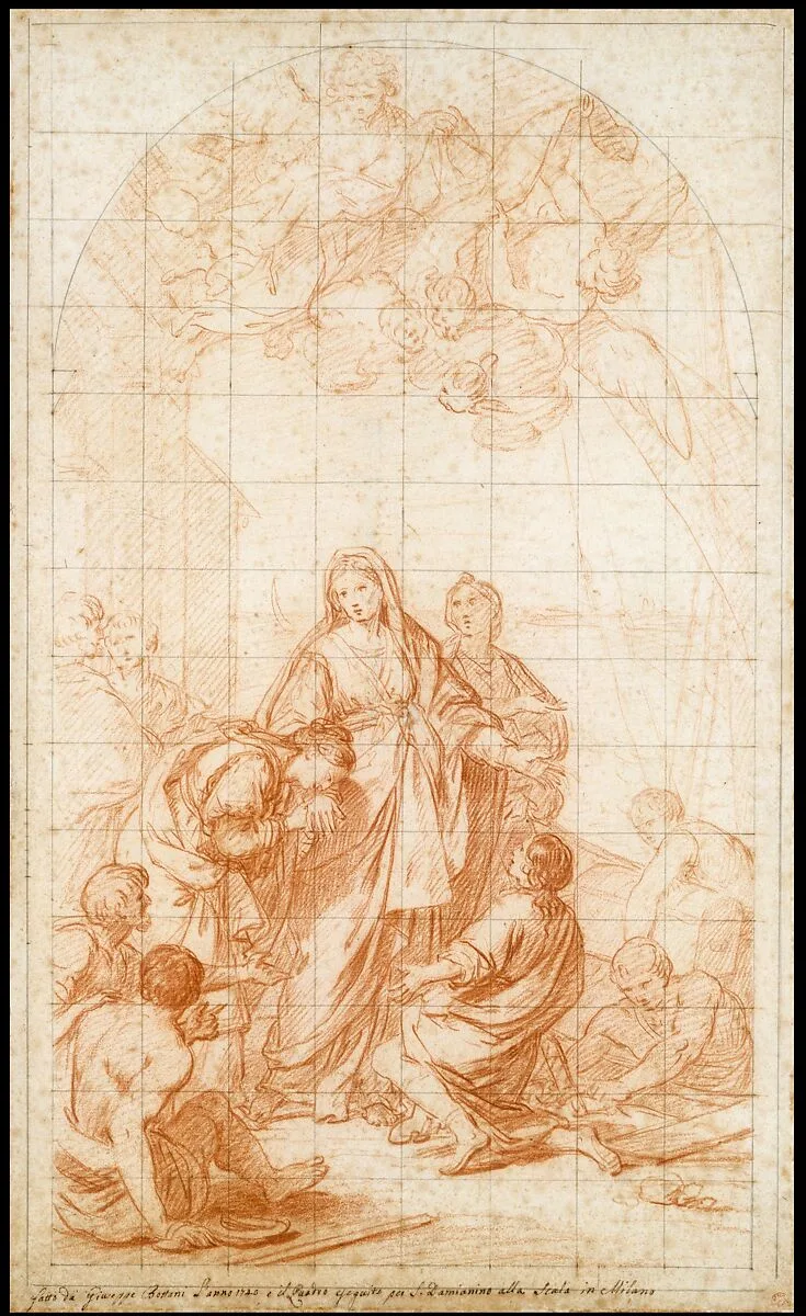 The Departure of Saint Paula and Saint Eustochium for the Holy Land — Giuseppe Bottani