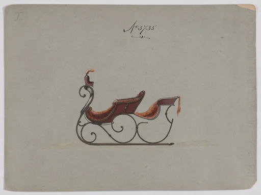 Design for Rumble Sleigh, no. 3735