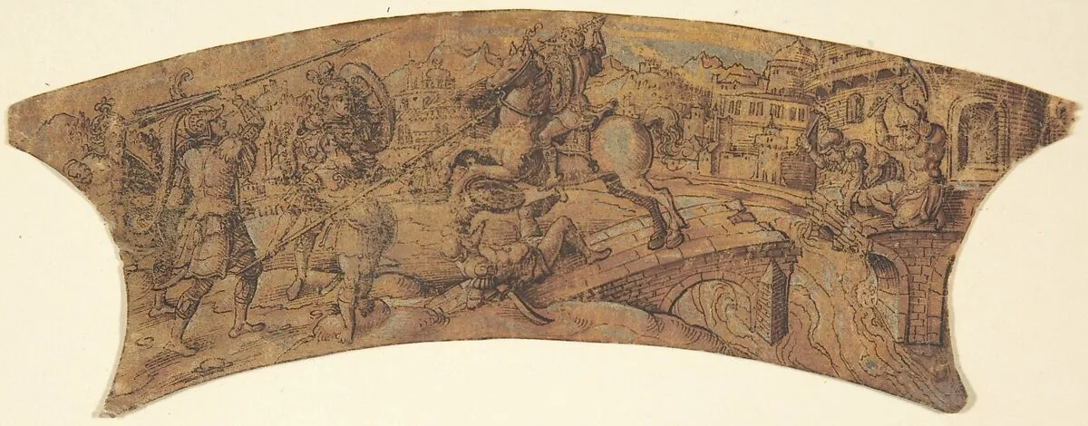 Design for Border of a Shield — Anonymous, German, 19th century