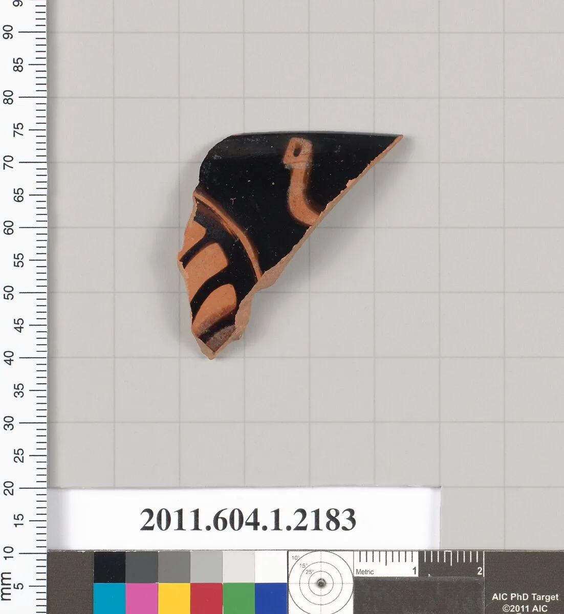 Terracotta rim fragment of a kylix (drinking cup) — Unknown