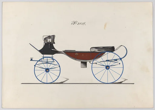Design for a Caleche or Vis-a-vis, no. 3019