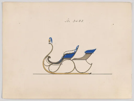 Design for Rumble Sleigh, no. 3483