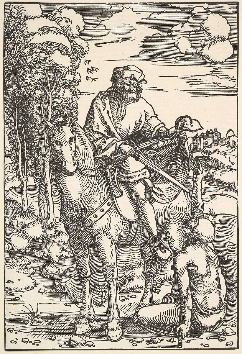 St. Martin on Horseback — Hans Baldung (called Hans Baldung Grien)