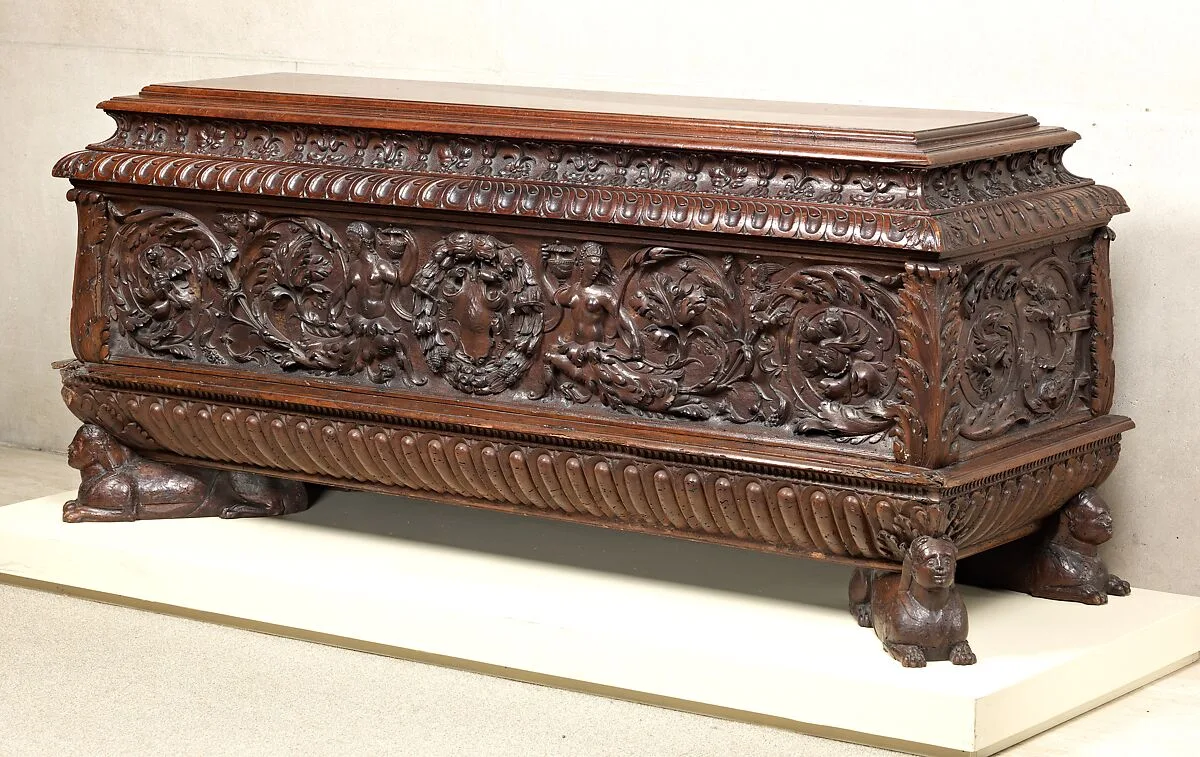 Cassone (chest, pair with 1975.1.1945) — Unknown