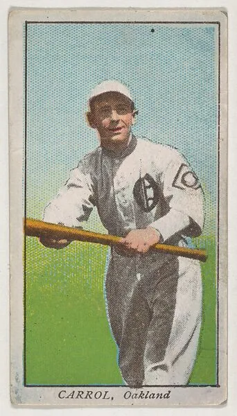 Carrol, Oakland, from the "Obak Baseball Players" set (T212), issued by the American Tobacco Company to promote Obak Mouthpiece Cigarettes — American Tobacco Company