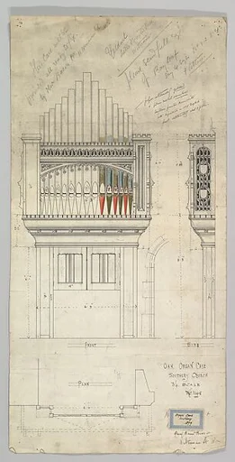 Oak Organ Case Southery Church