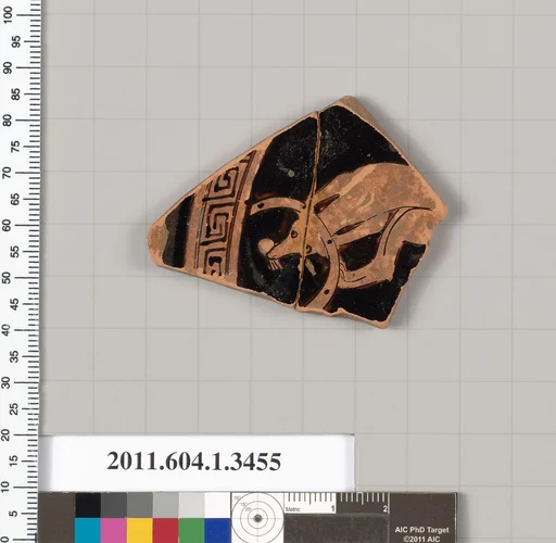 Terracotta fragment of a kylix (drinking cup)