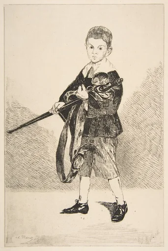 Boy with a Sword, Turned Left