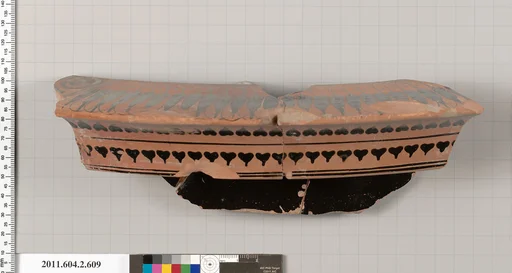 Terracotta fragment of a column-krater (bowl for mixing wine and water)
