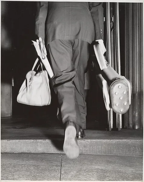 Early Morning Rush, Sixty Wall Street Tower — Weegee