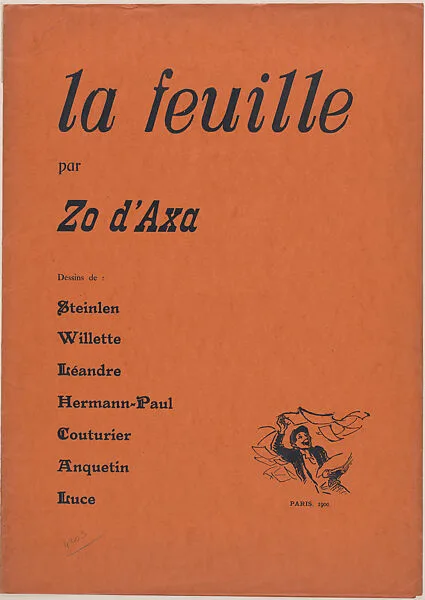 La Feuille — Théophile-Alexandre Steinlen