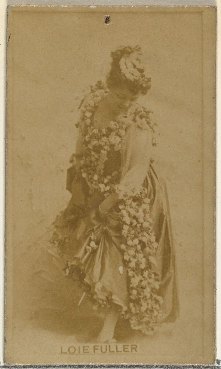 Loie Fuller, from the Actors and Actresses series (N145-8) issued by Duke Sons & Co. to promote Duke Cigarettes — W. Duke, Sons & Co.|American Tobacco Company