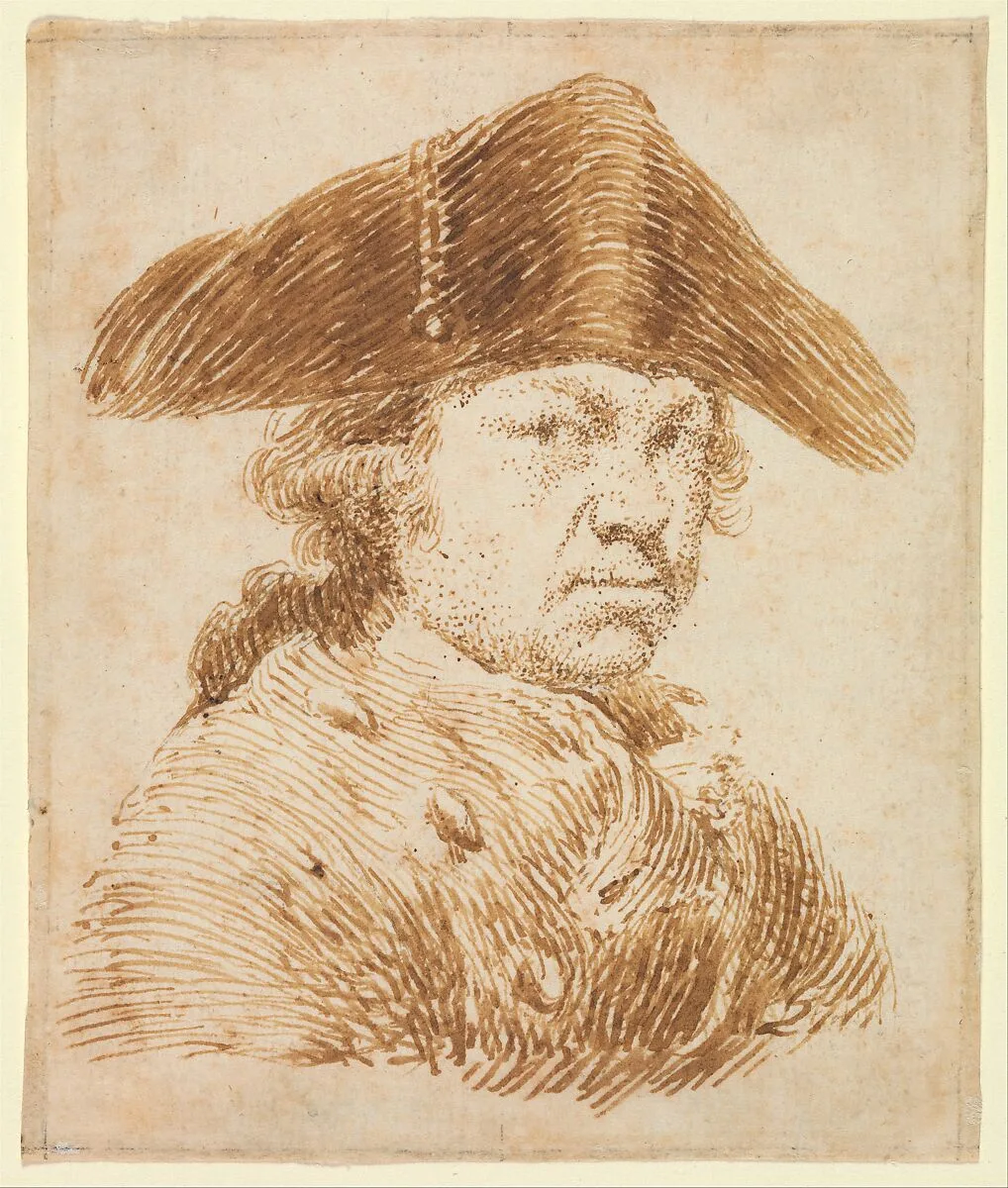 Self-Portrait in a Cocked Hat — Goya (Francisco de Goya y Lucientes)