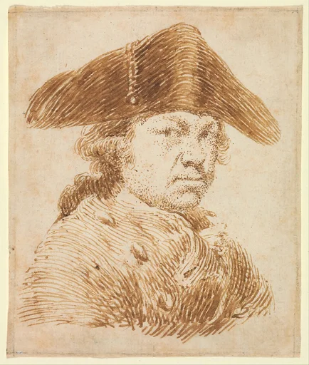 Self-Portrait in a Cocked Hat