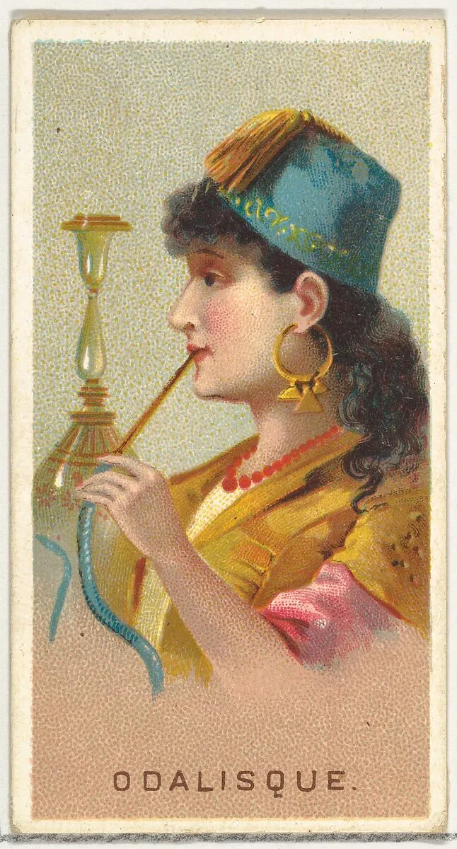 Odalisque, from World's Smokers series (N33) for Allen & Ginter Cigarettes — Allen & Ginter