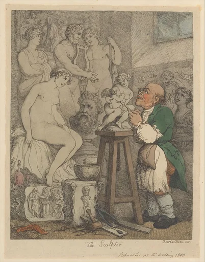 The Sculptor [Preparations for the Academy, Old Joseph Nollekens and his Venus]