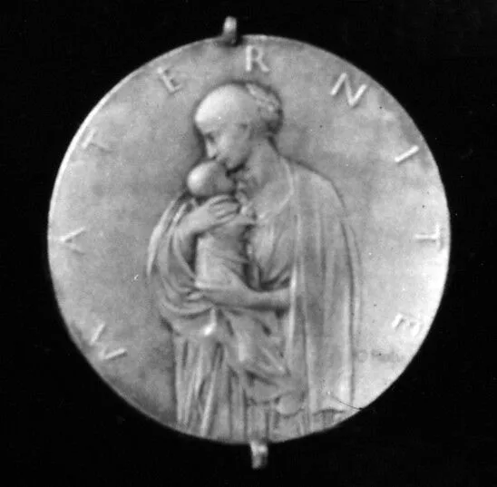 Memorial of Baptism of the Artist's Son, Jean Georges Emile Roty — Louis-Oscar Roty