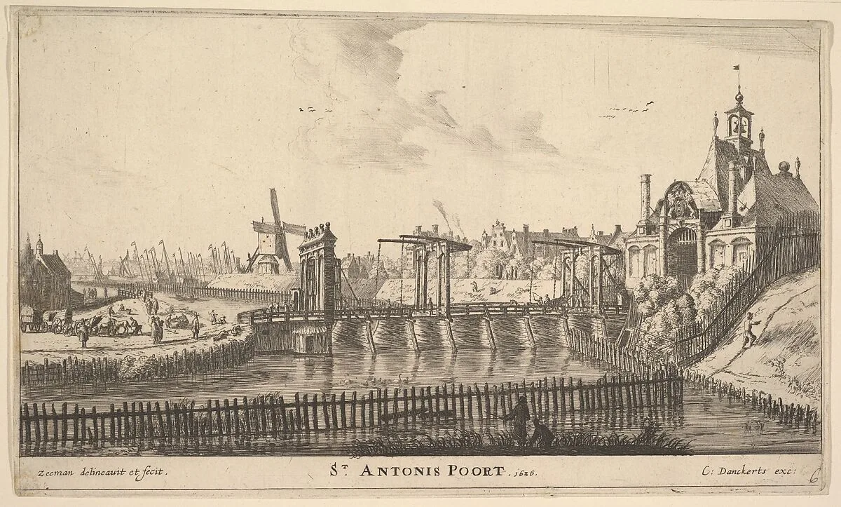St. Antonis Poort, Amsterdam — Reinier Nooms, called Zeeman