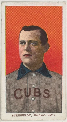 Steinfeldt, Chicago, National League, from the White Border series (T206) for the American Tobacco Company