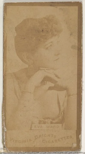 Eva Ward, from the Actors and Actresses series (N45, Type 3) for Virginia Brights Cigarettes