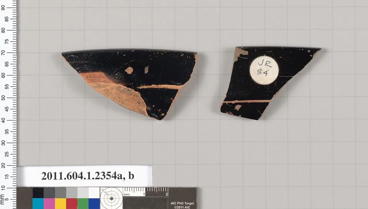 Terracotta fragments of kylikes (drinking cups) — Unknown
