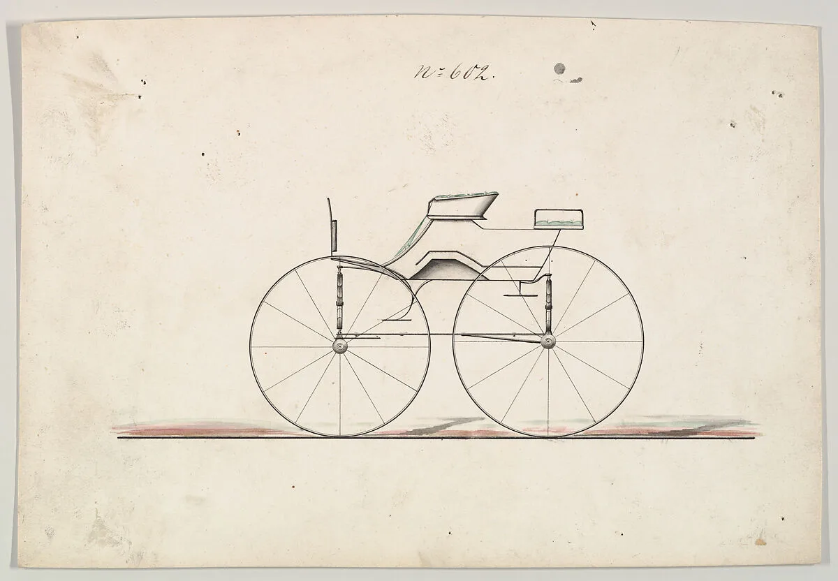 Design for Wagon, no. 602 — Brewster & Co.
