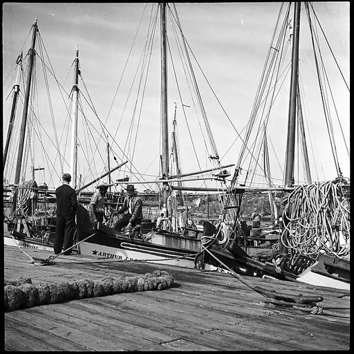 [Sponge Wharf at Tarpon Springs, Florida]
