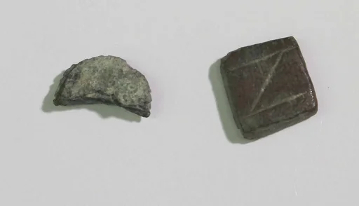 Inlay elements from shrine