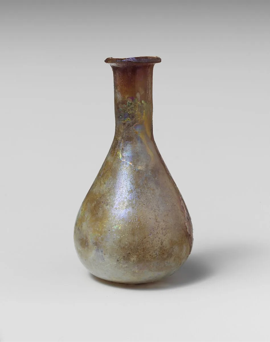 Glass perfume bottle — Unknown