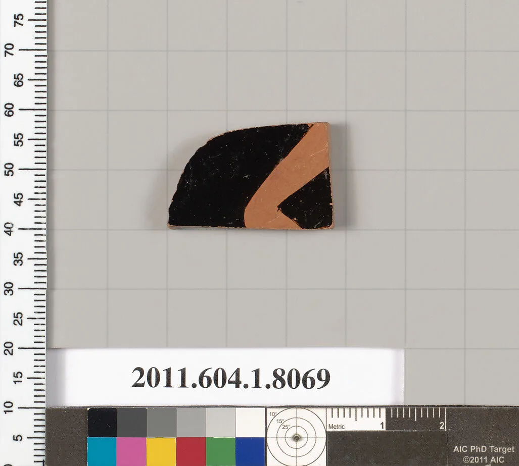 Terracotta fragment of a kylix (drinking cup) — Unknown