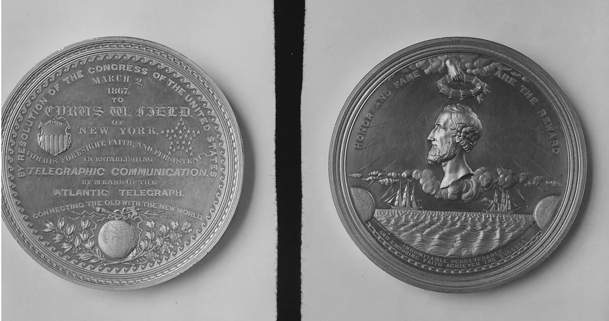 Cyrus Field Congressional Medal — William Barber