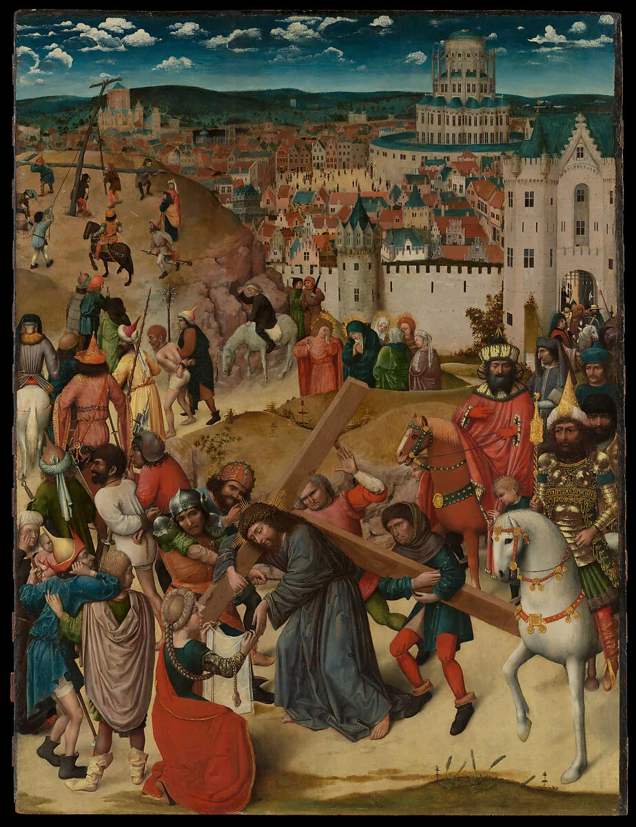 Christ Bearing the Cross — North Netherlandish (Bruges) Painer