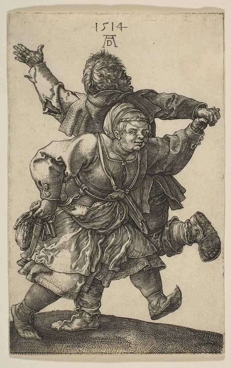Peasant Couple Dancing — Albrecht Dürer