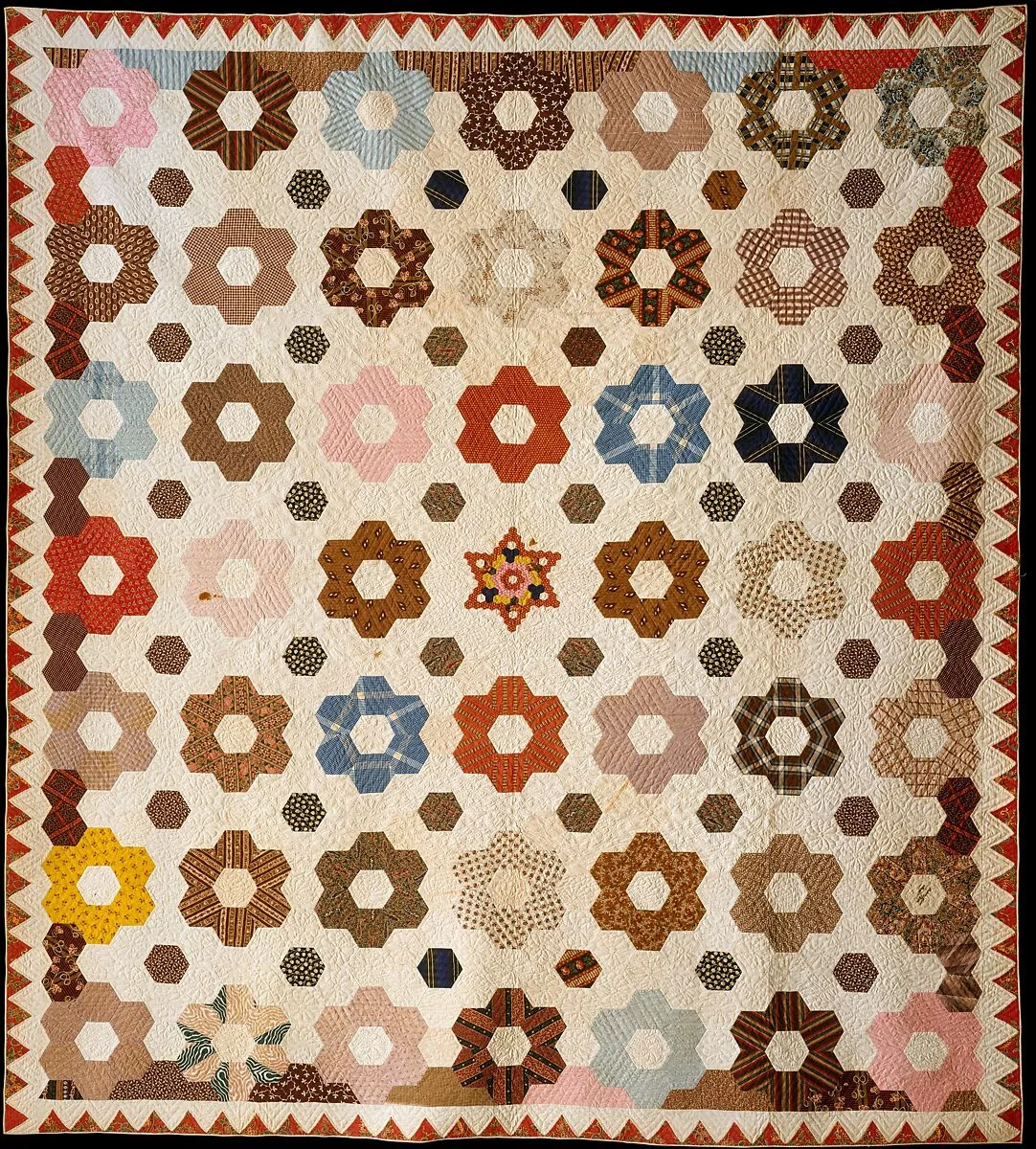 Quilt, Hexagon or Honeycomb pattern — Rebecca Davis