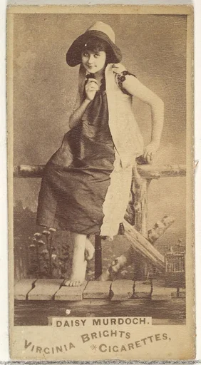 Daisy Murdoch, from the Actors and Actresses series (N45, Type 1) for Virginia Brights Cigarettes