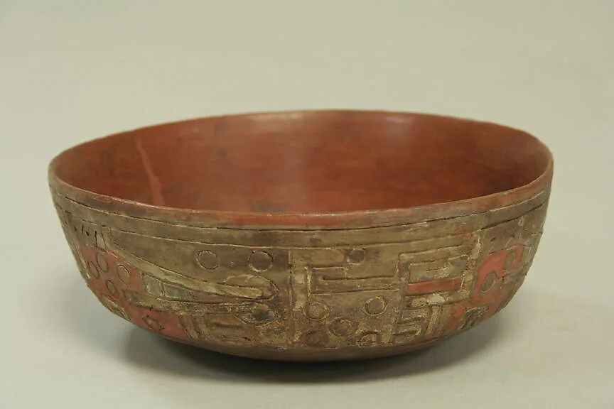 Incised Painted Bowl with Fox Motif — Unknown