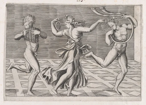 Speculum Romanae Magnificentiae: Dance of Fauns and Bacchants