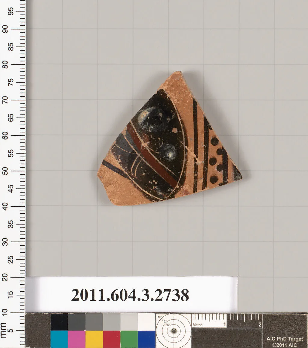 Terracotta fragment of an olpe (jug) — Unknown